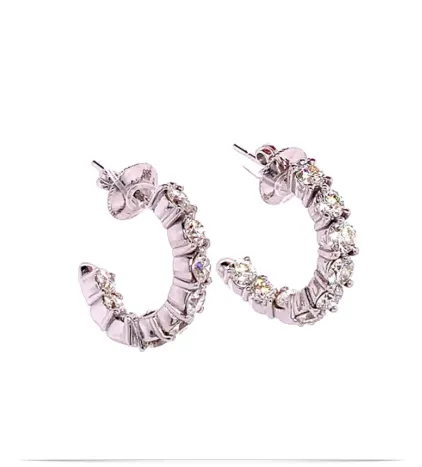 Custom 14K White Gold