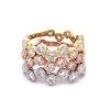 Bezel Twist Stackable Diamond Rings
