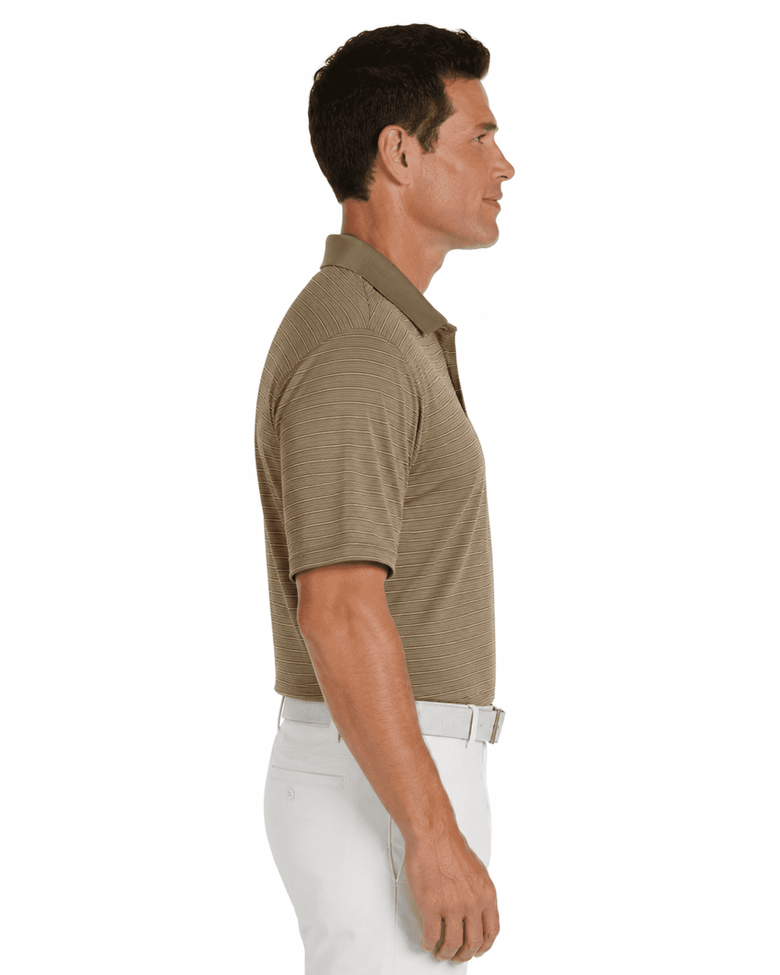 Adidas Stripe Polo Shirt - Image 2