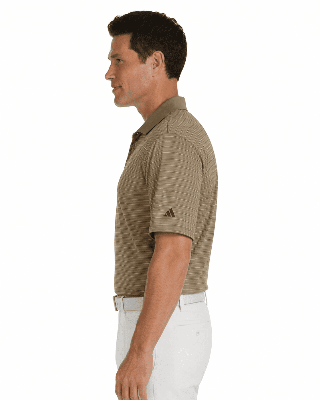 Adidas Stripe Polo Shirt - Image 3