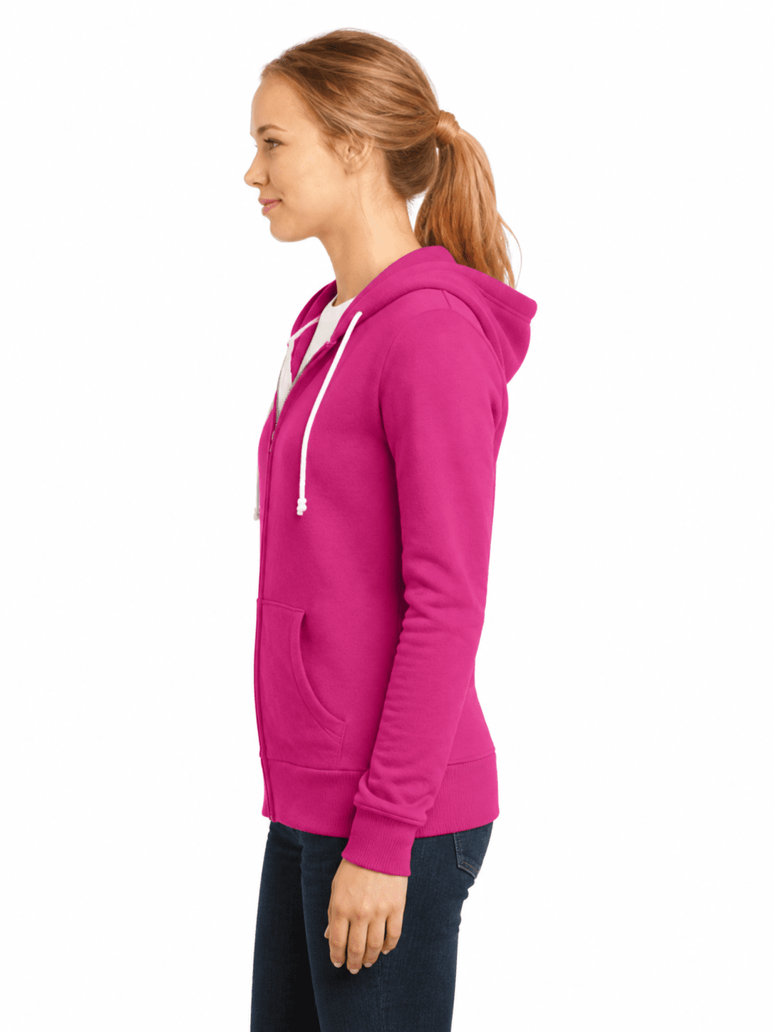 Juniors Core Fleece Full-Zip Hoodie - Image 3