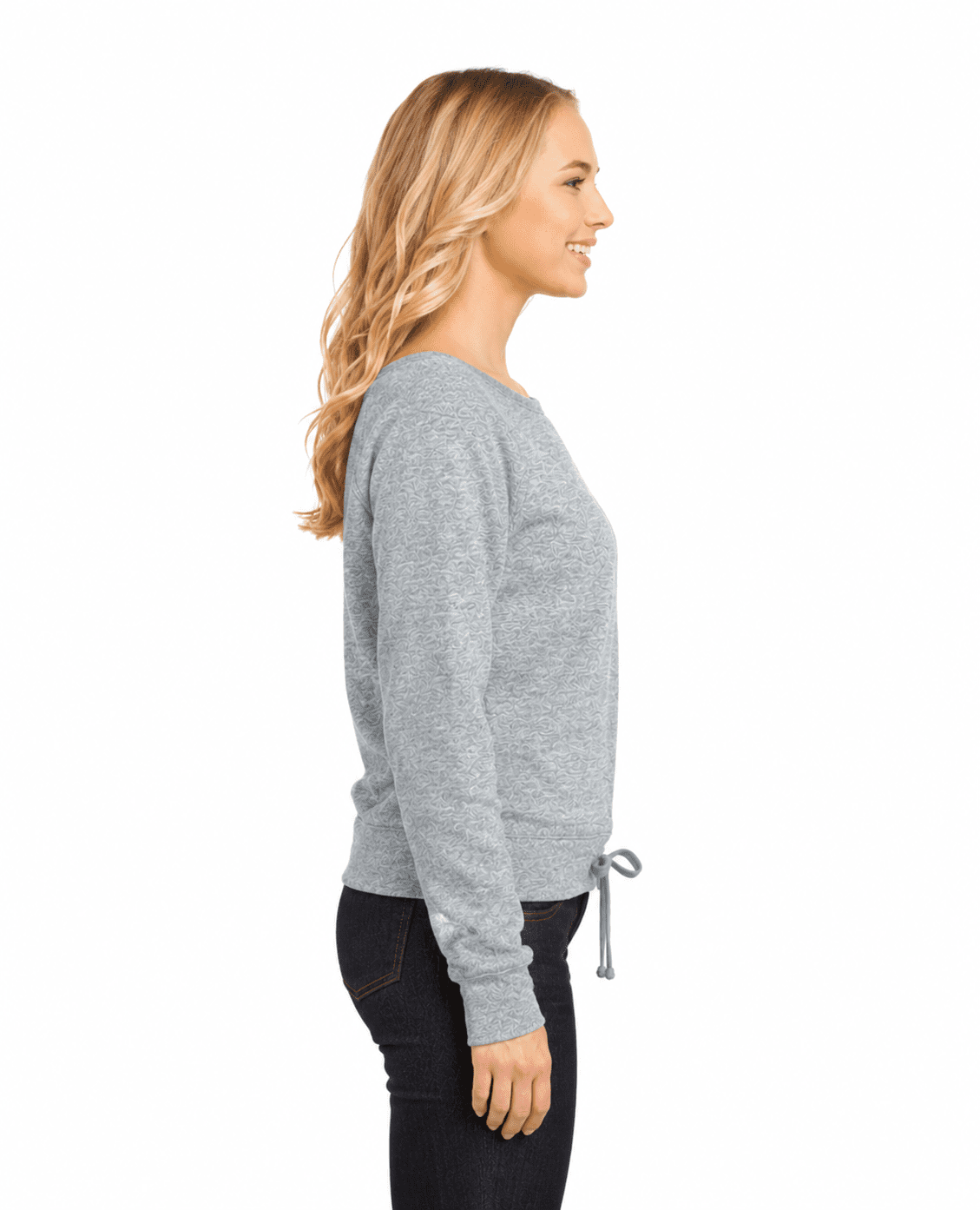 Juniors Core Fleece Wide Neck Pullover - Image 2