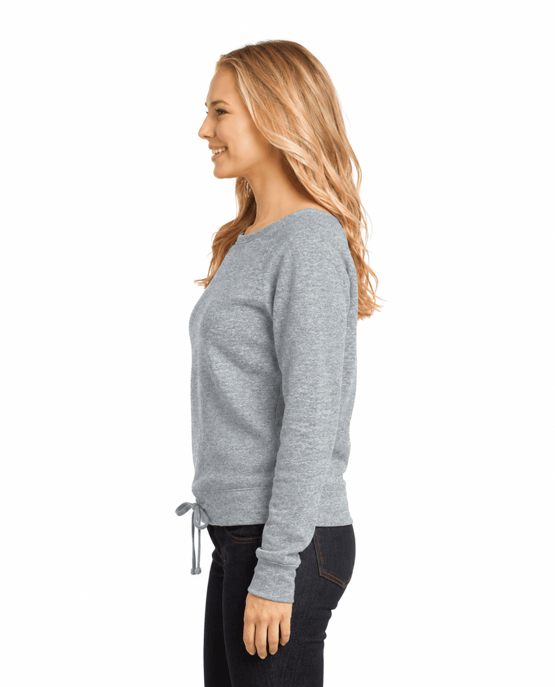 Juniors Core Fleece Wide Neck Pullover - Image 3