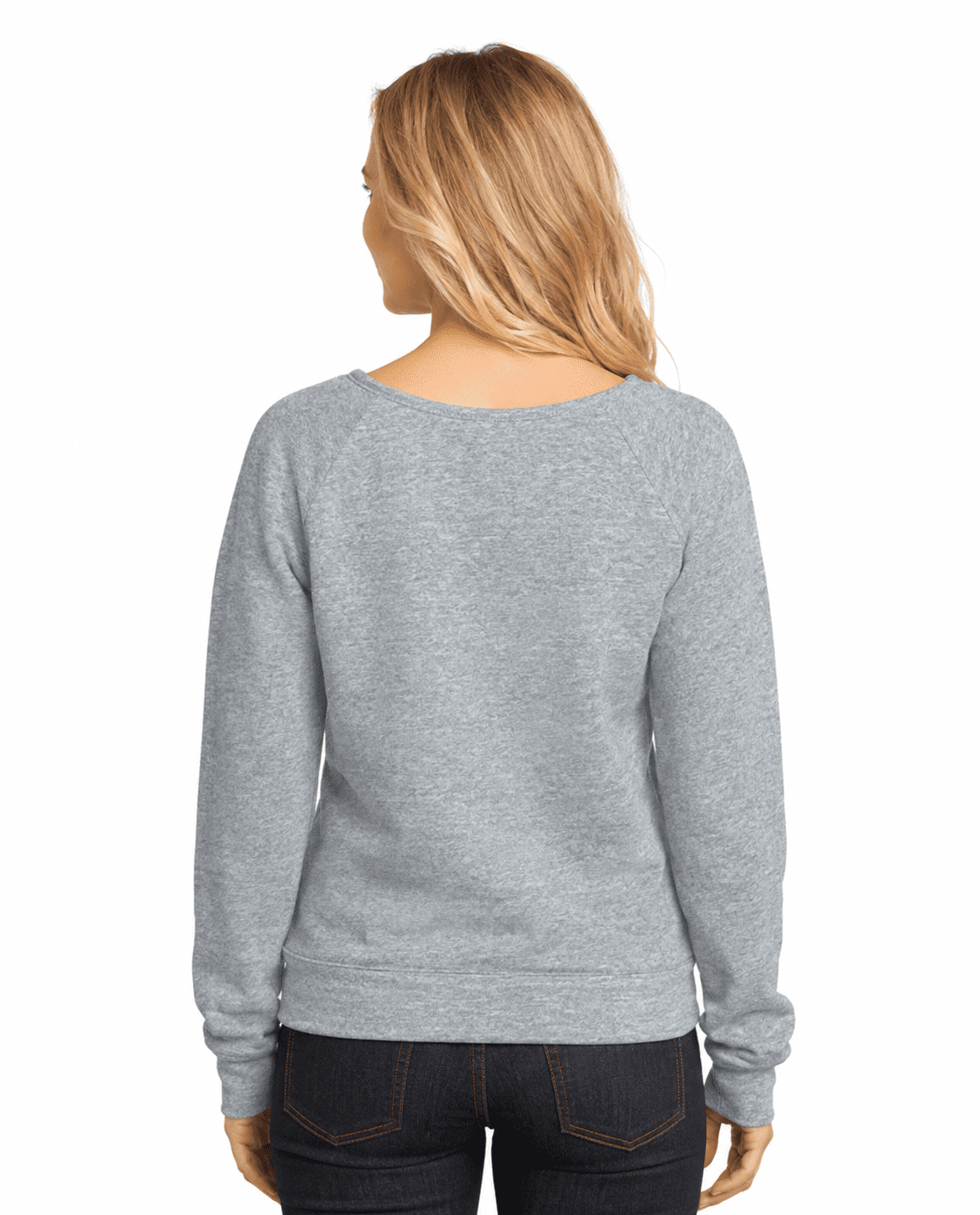 Juniors Core Fleece Wide Neck Pullover - Image 4