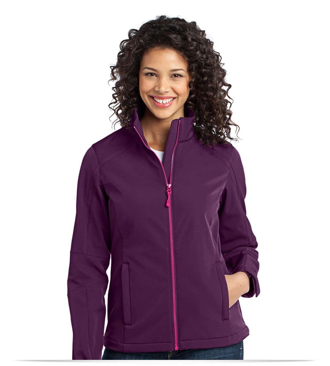 Embroidered Ladies Traverse Soft Shell Jacket