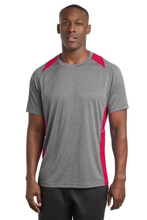 Sport-Tek Heather Colorblock Contender Tee - Image 5