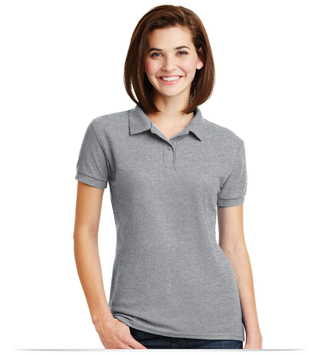 Customize Gildan Ladies Pique Sport Shirt
