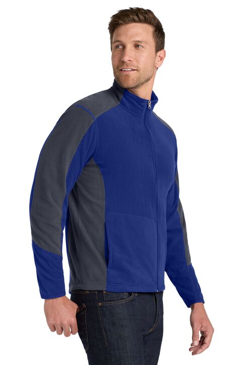 Port Authority Colorblock Microfleece Jacket - Image 3