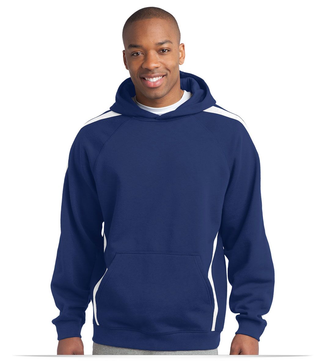 Custom Sport-Tek Sleeve Stripe Hooded Sweatshirt
