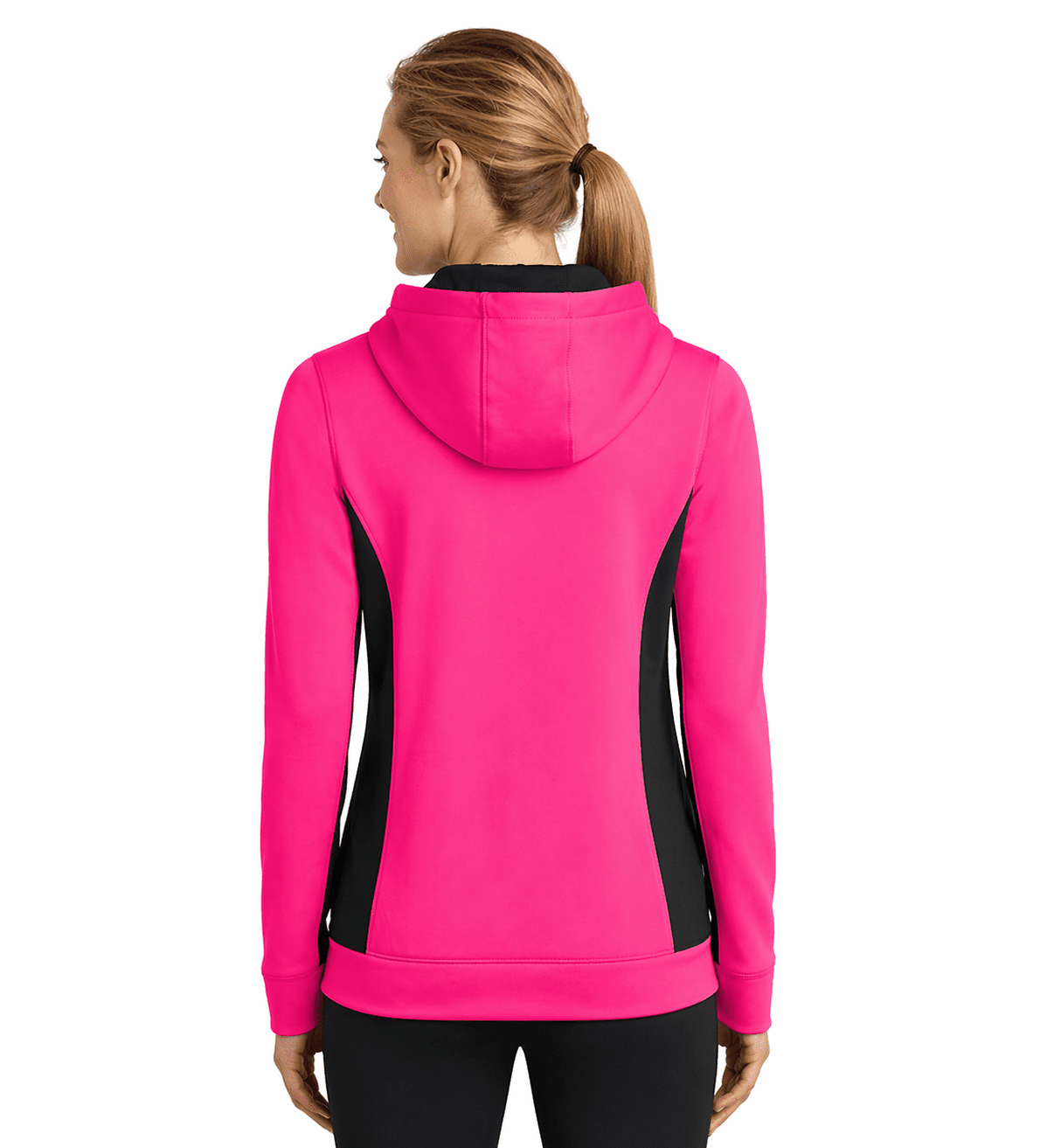 Sport-Tek Ladies Colorblock Hooded Pullover - Image 4