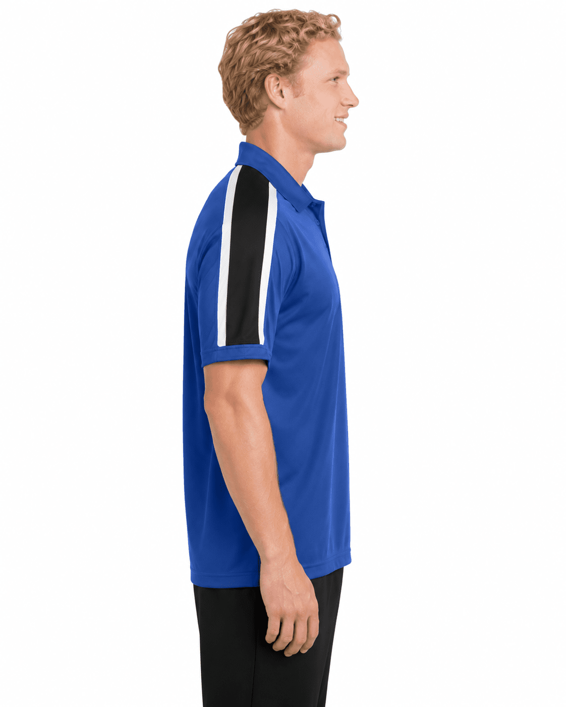 Sport-Tek Tricolor Shoulder Sport-Wick Polo - Image 2