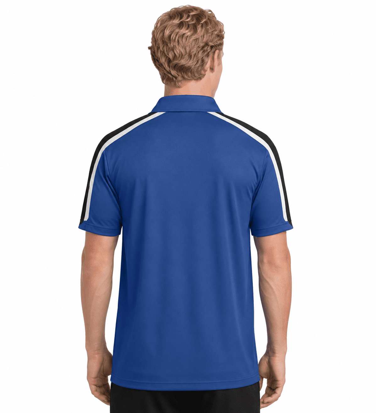 Sport-Tek Tricolor Shoulder Sport-Wick Polo - Image 4