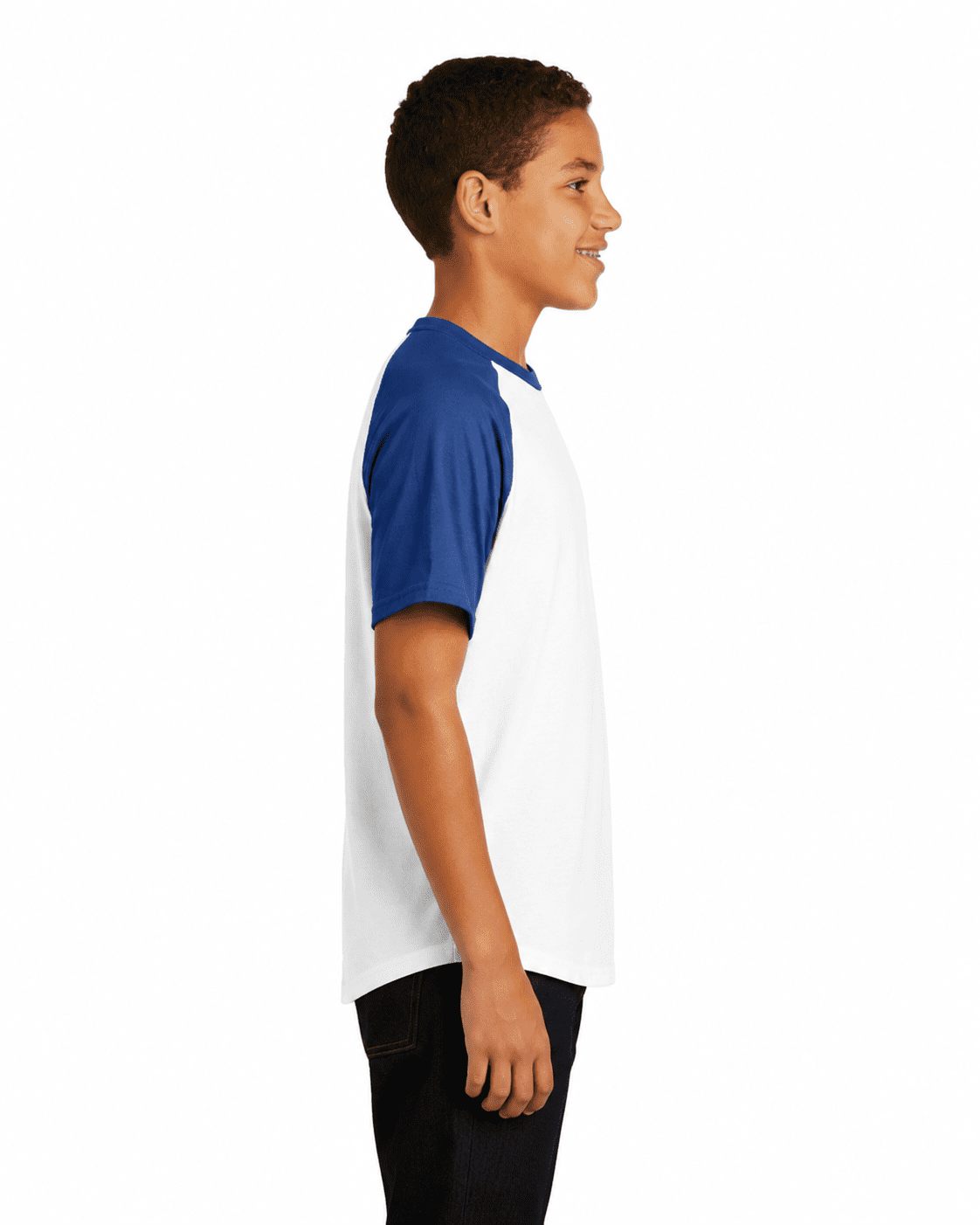 Youth S/S Colorblock Raglan Jersey - Image 2