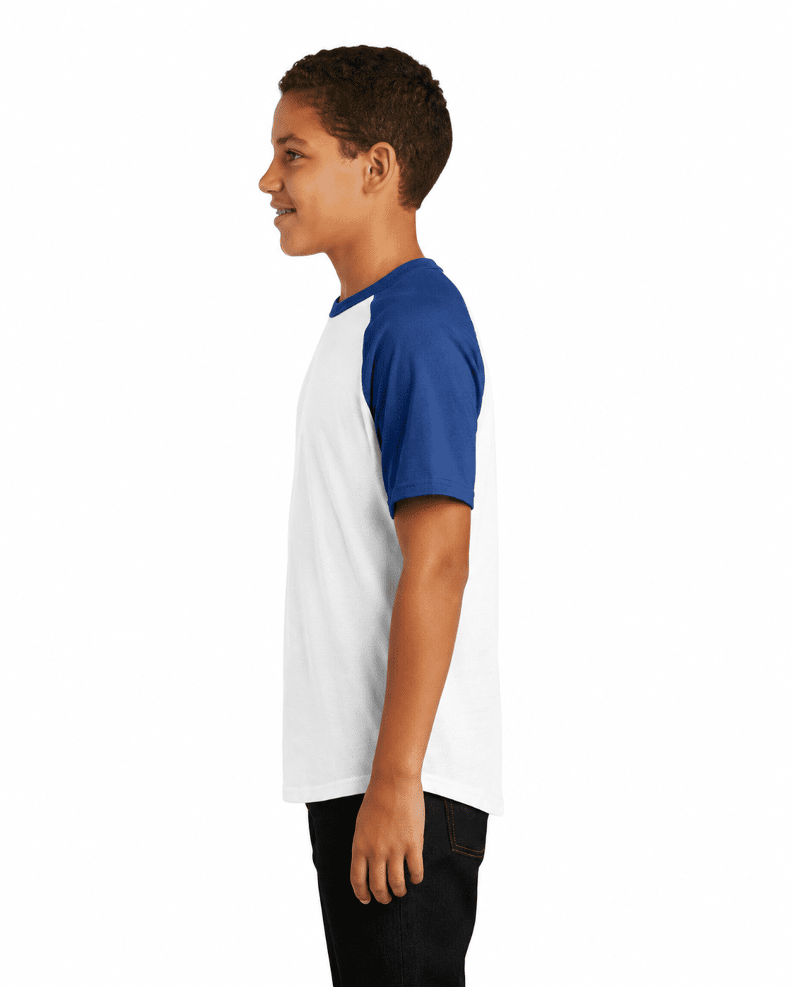 Youth S/S Colorblock Raglan Jersey - Image 3