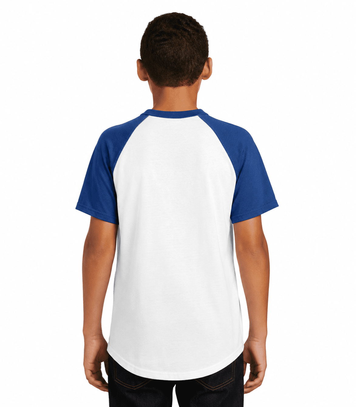 Youth S/S Colorblock Raglan Jersey - Image 4