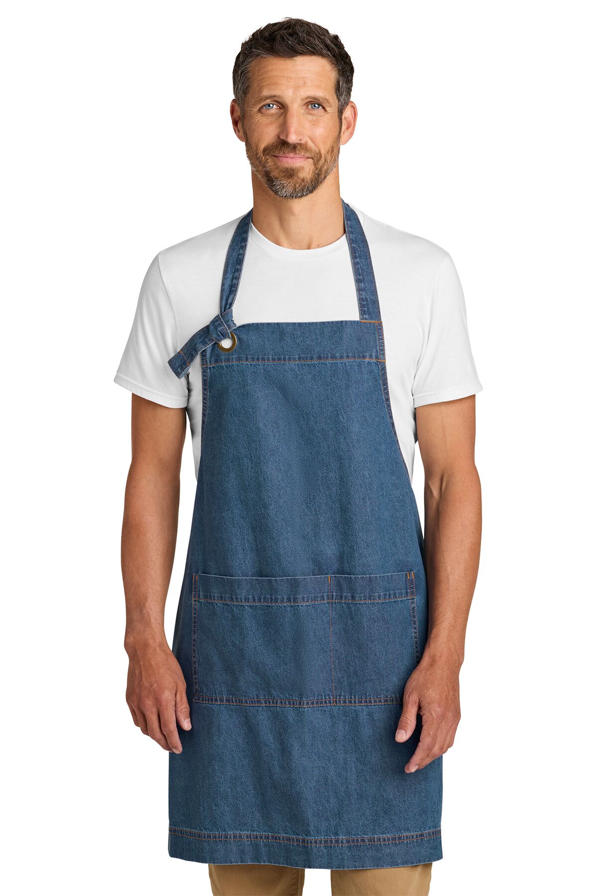 SIGNATURE DENIM APRON