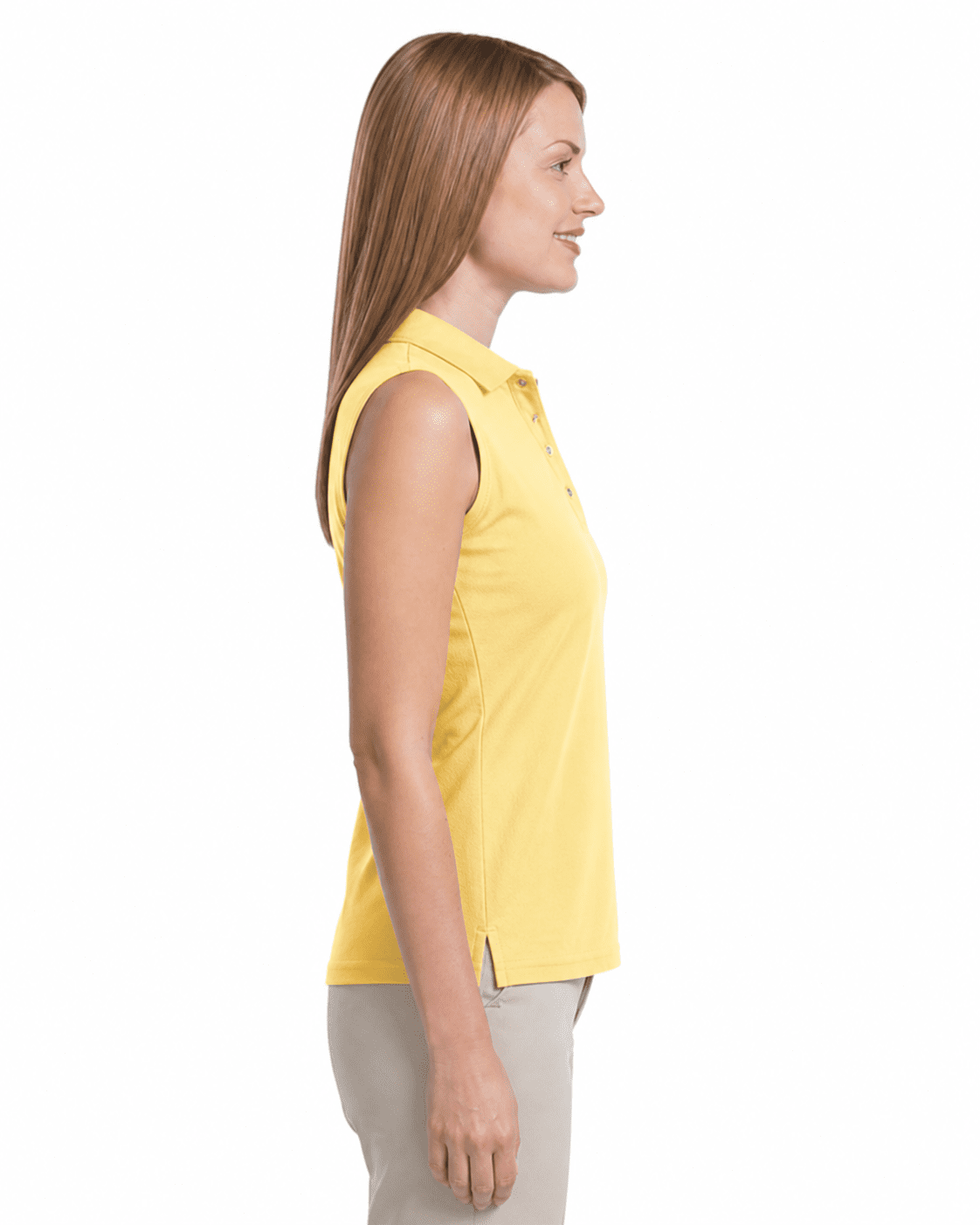 AllStar Logo Sleeveless Polo Shirt-Ladies - Image 2