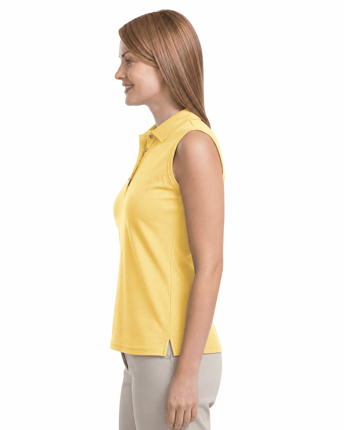 AllStar Logo Sleeveless Polo Shirt-Ladies - Image 3