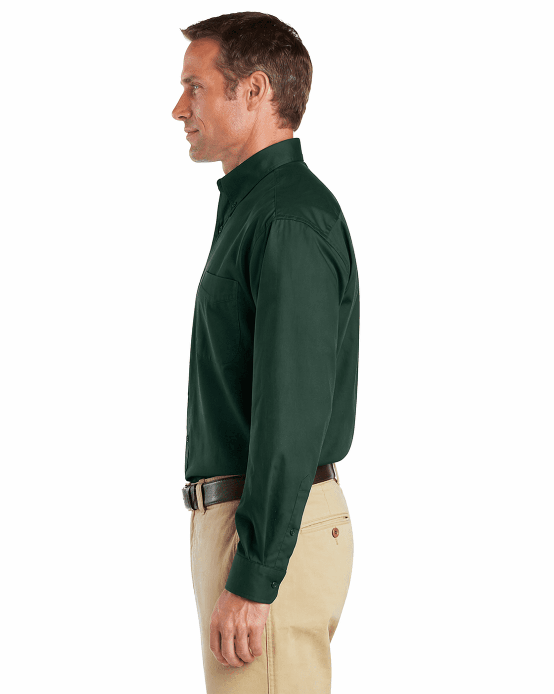 Men's Long Sleeve Twill Shirt - Image 3