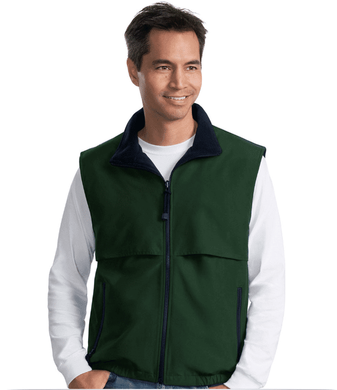 Embroidered Fleece Vest Reversible Embroidered Fleece Vest Reversible