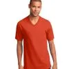 Customize Port and Company 5.4-oz 100% Cotton V-Neck Tee