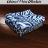 Custom Animal Print Fleece Blankets