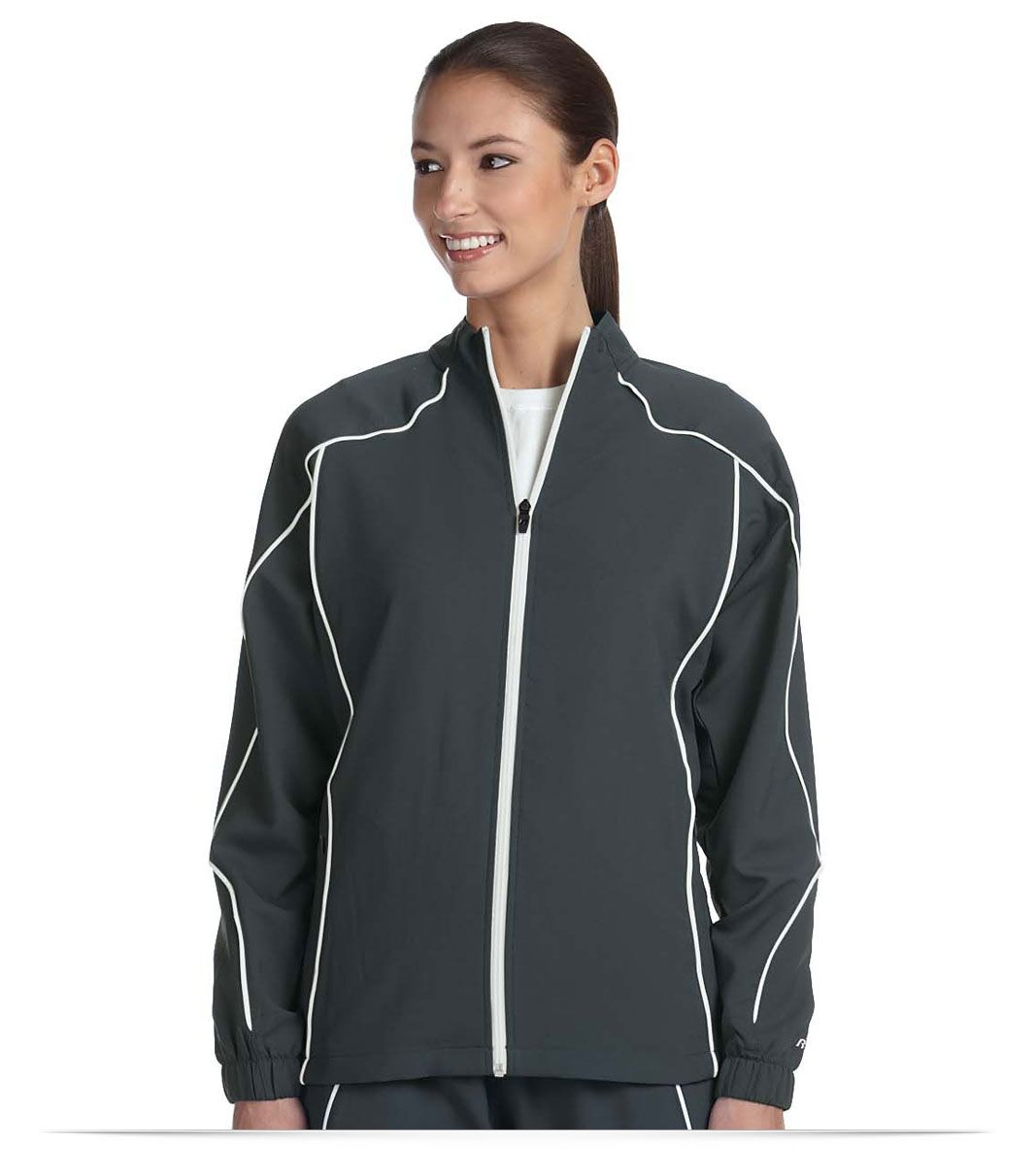 stealth_white Russell Athletics Ladies Prestige Full-Zip Jacket