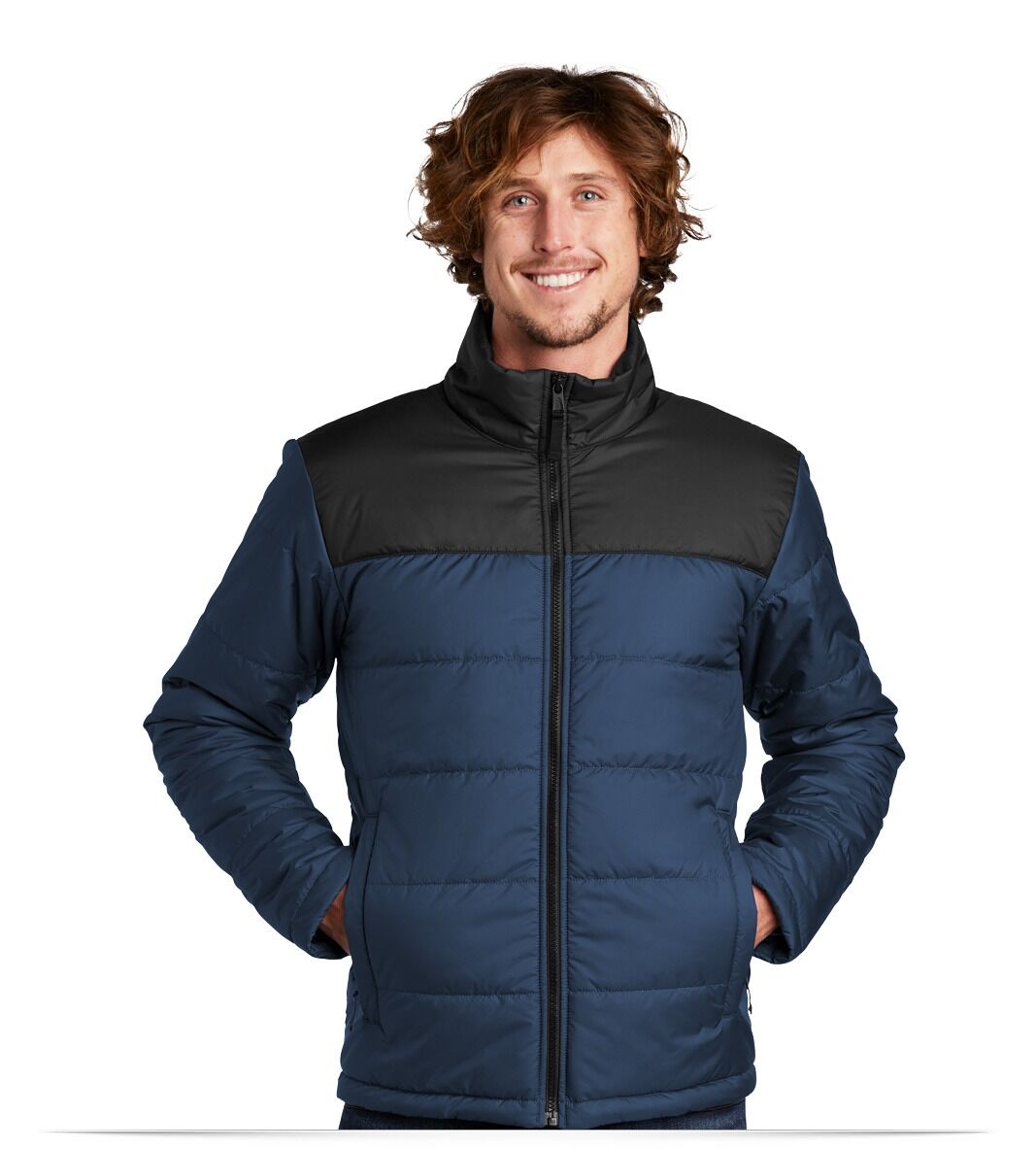 NF0A529K_shadyblue_model_front North Face Everyday Insulated Jacket