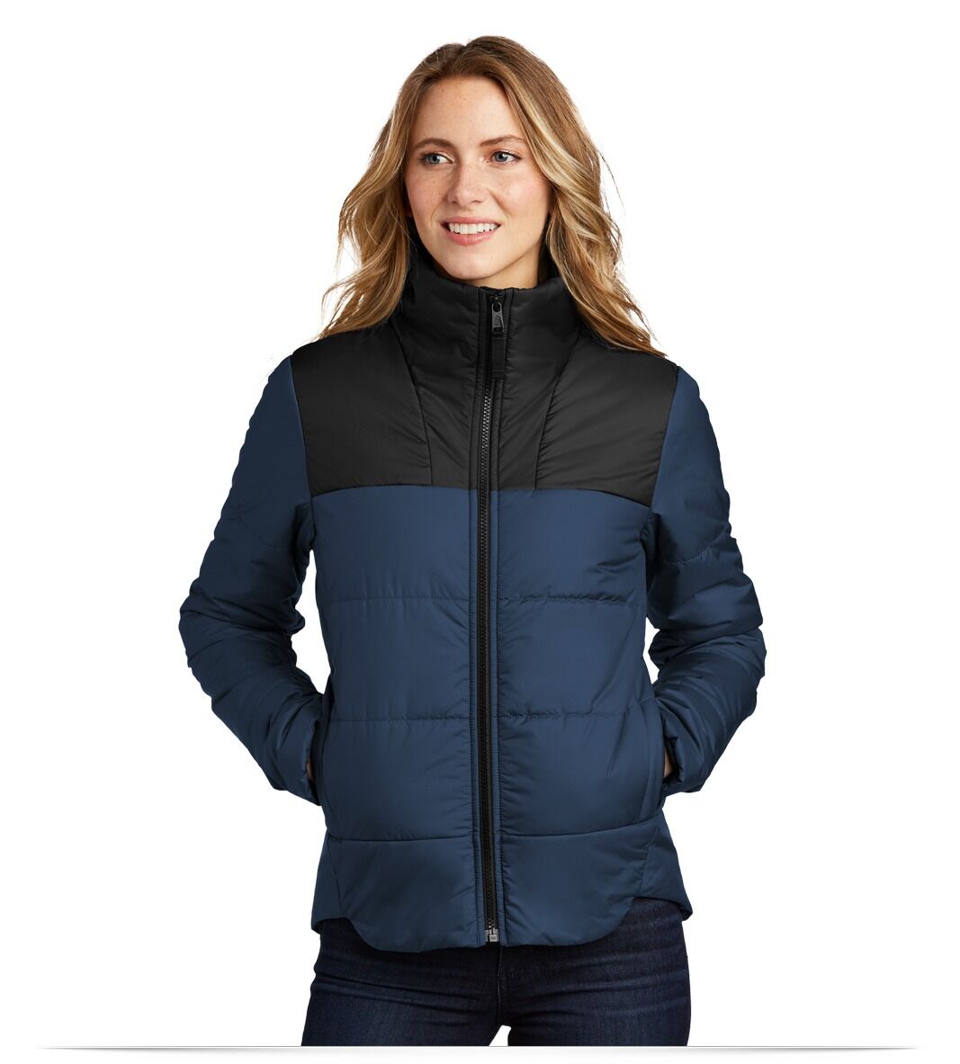 NF0A529L_shadyblue_model_front The North Face Ladies Everyday Insulated Jacket