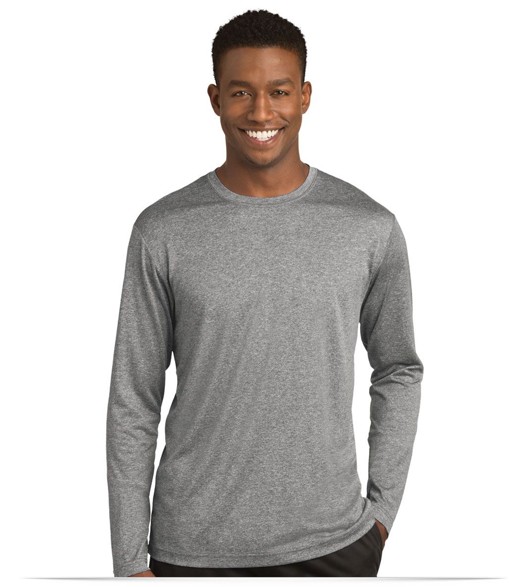 Customize Sport-Tek Long Sleeve Heather Contender Tee Customize Sport-Tek Long Sleeve Heather Contender Tee