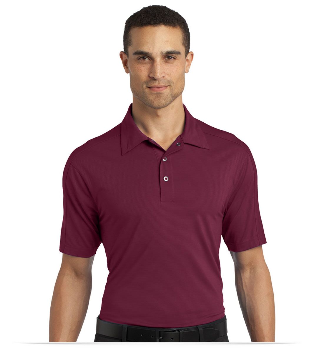 MoltenMaroon OGIO Linear Polo