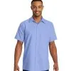 Embroidered Red Kap Short Sleeve Pocketless Gripper Shirt