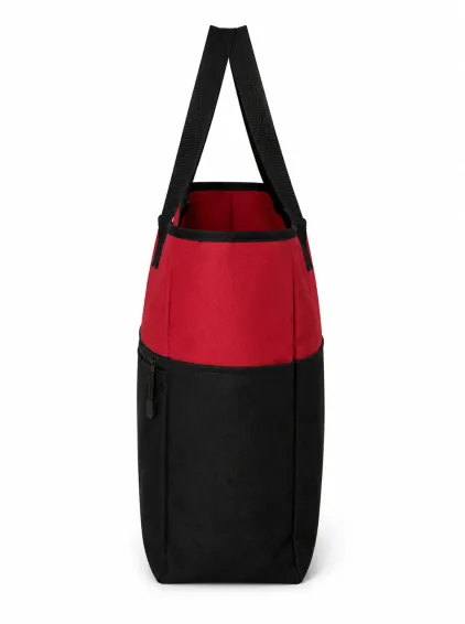 Printed 2 Tone Tote Bag - Image 2