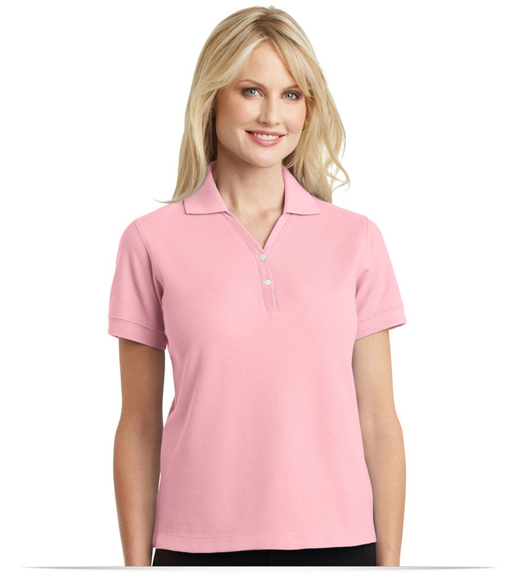 Custom 100% Cotton Embroidered Polo Shirt for Women Custom 100% Cotton Embroidered Polo Shirt for Women