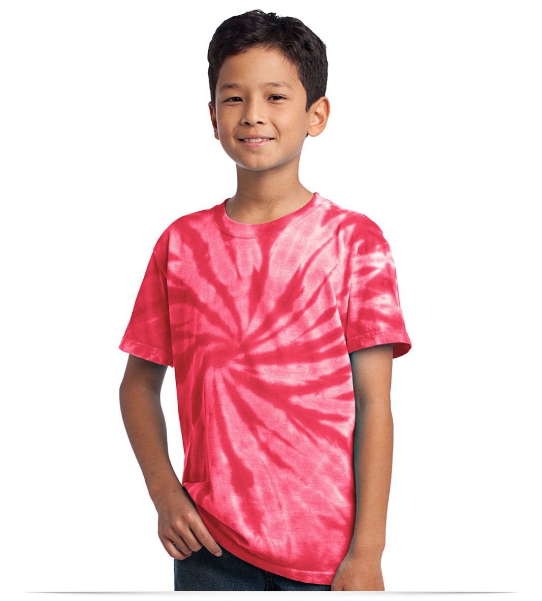 Red Port and Company Youth Essential Tie-Dye Tee