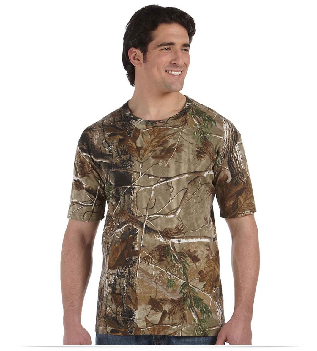 WoodBranchCamo Design Code Five Camouflage Short-Sleeve T-Shirt