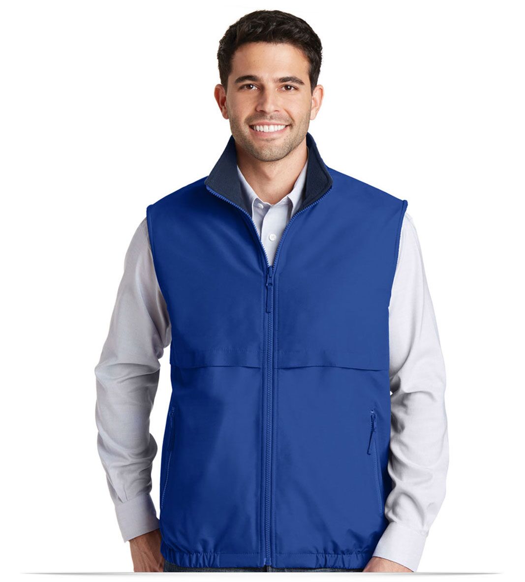 Custom Logo on Port Authority Reversible Charger Vest