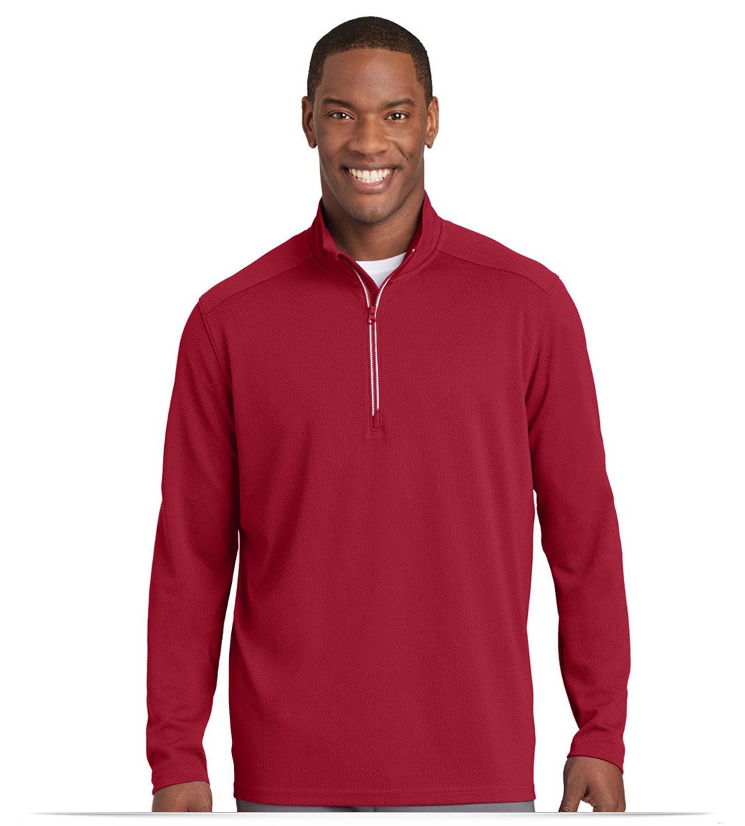 Personalized Sport-Tek Textured 1/4-Zip Pullover