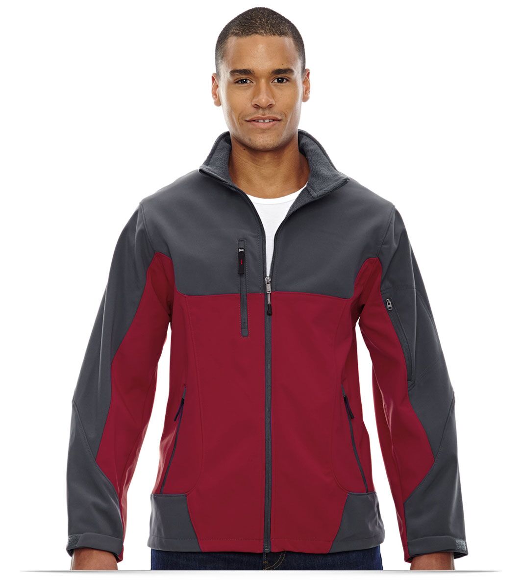 moltenred North End Fleece Bonded Soft Shell Jacket