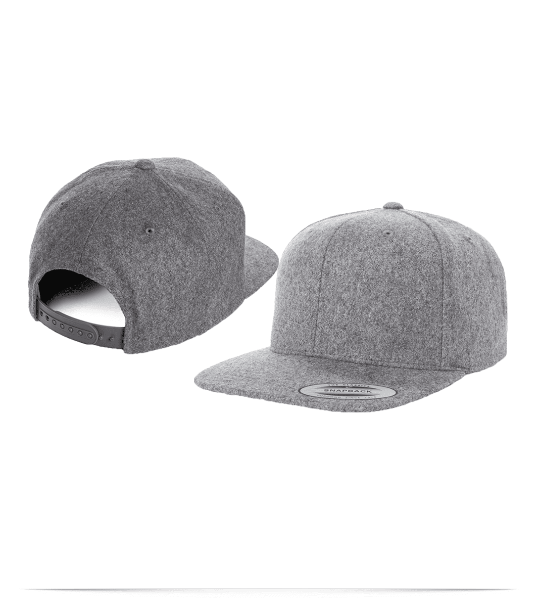 a-thumbnail Yupoong Melton Wool Adjustable Cap