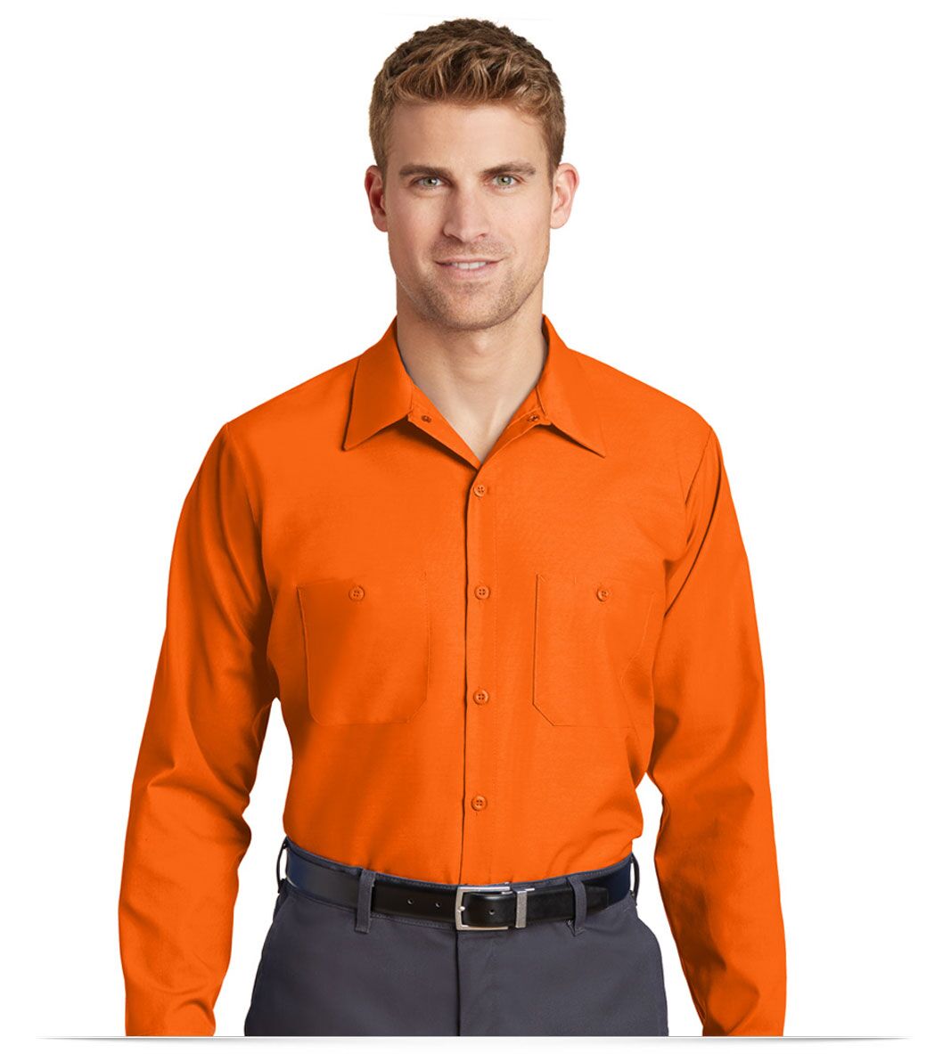 Red Kap Long Size, Long Sleeve Industrial Work Shirt