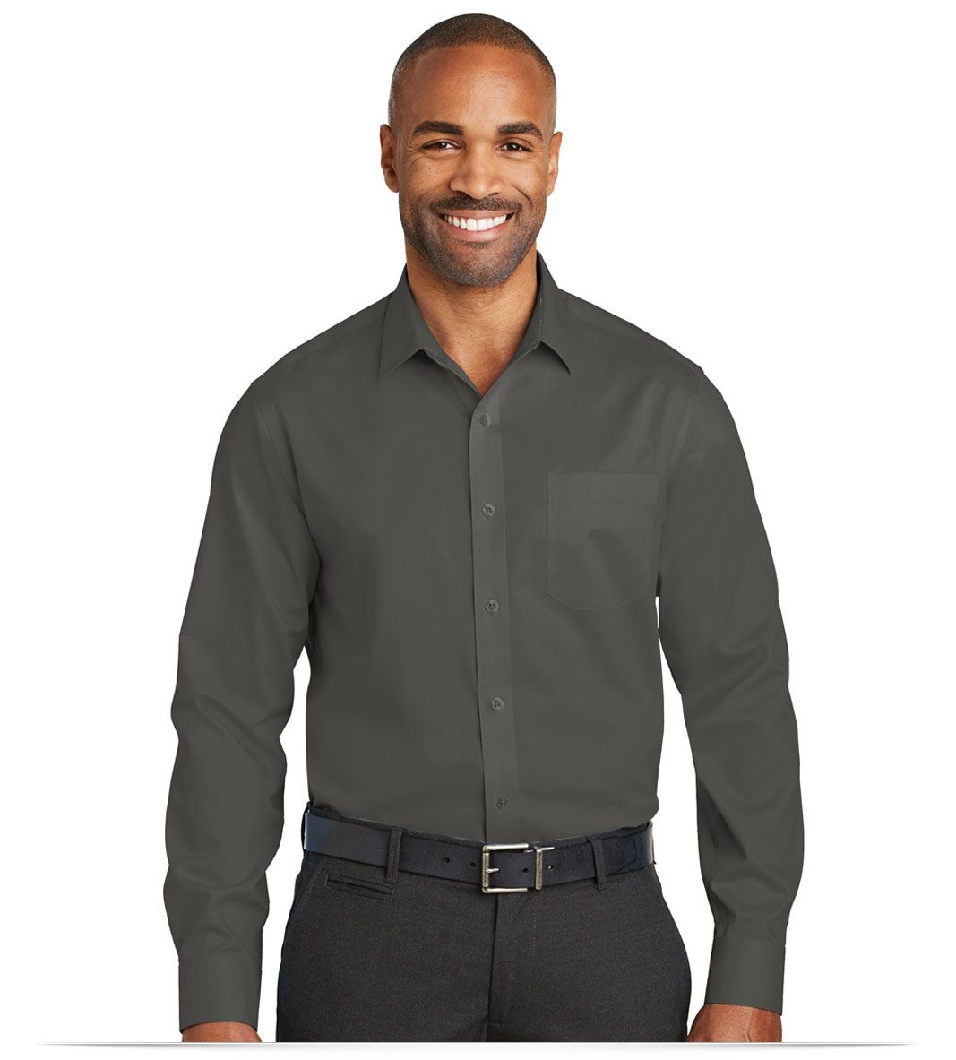 greysteel Red House Slim Fit Non-Iron Twill Shirt