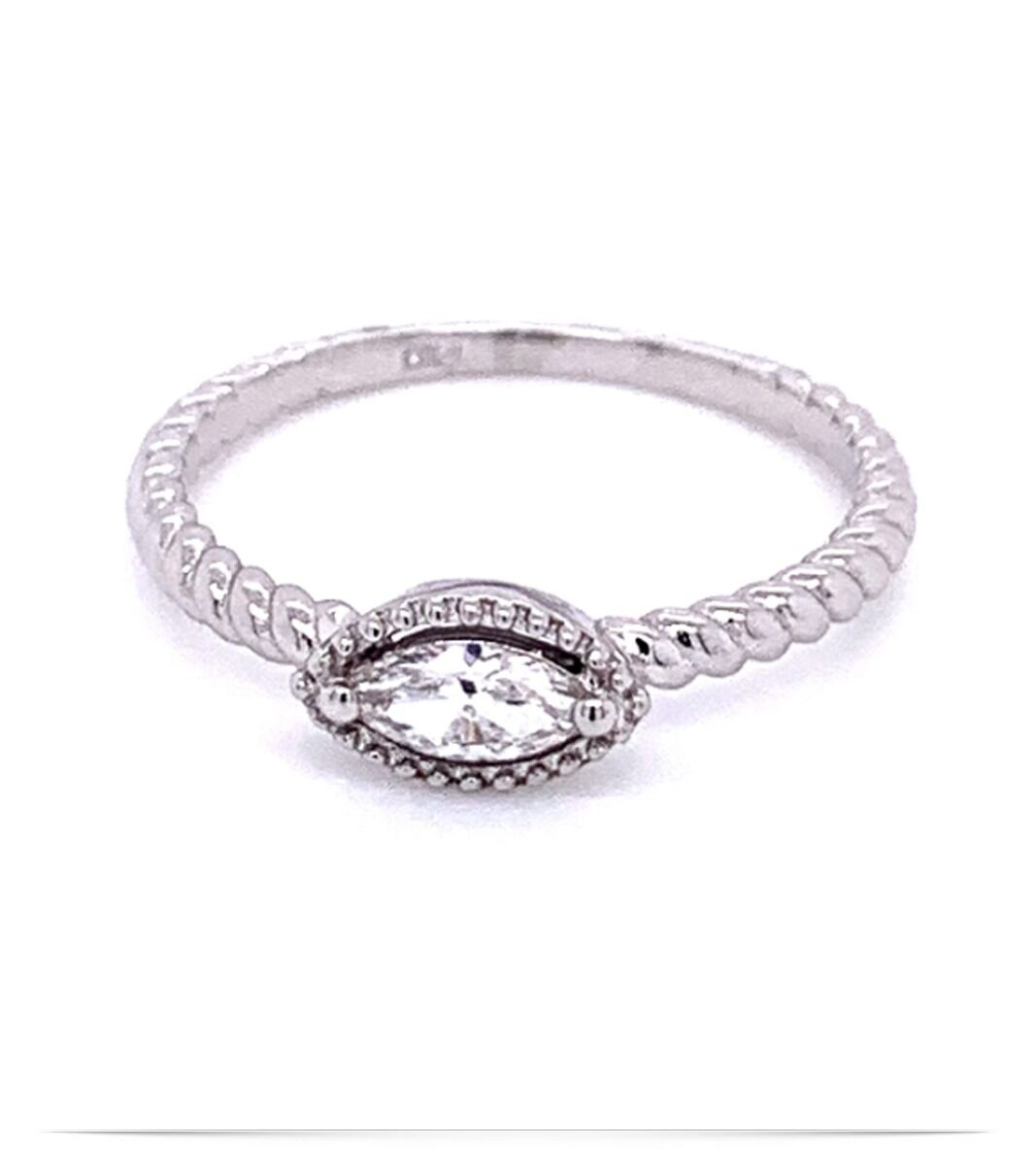 R12950-c Stackable Marquise Rings