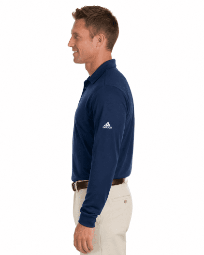 Adidas Golf Men's Long Sleeve Polo - Image 3