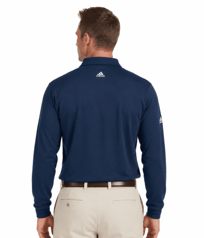 Adidas Golf Men's Long Sleeve Polo - Image 4