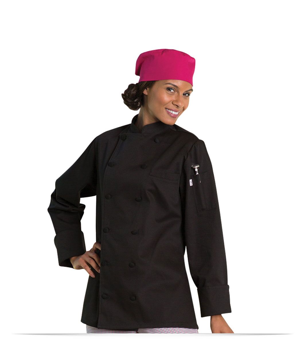 Embroidered Ladies Chef Jacket