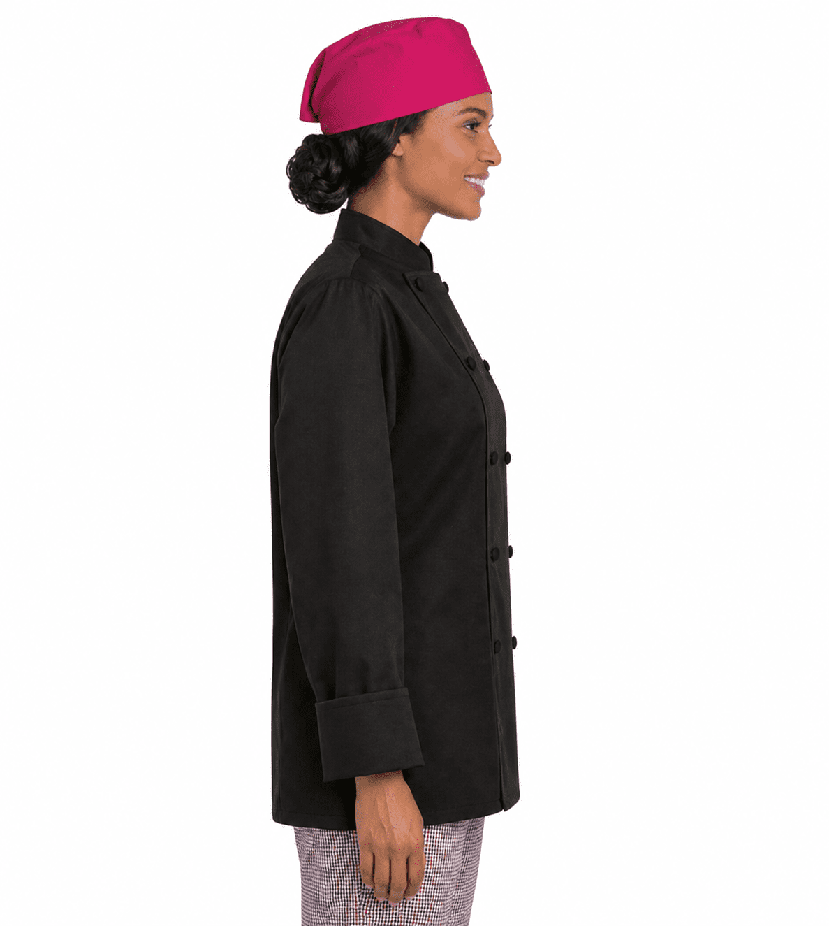 AllStar Logo Ladies Chef Jacket - Image 2