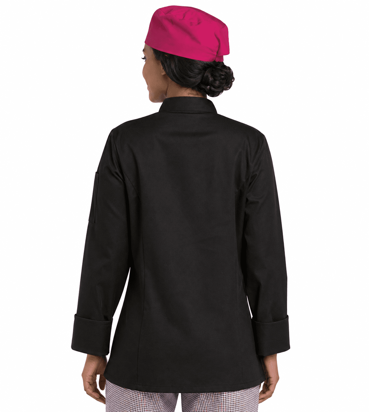 AllStar Logo Ladies Chef Jacket - Image 4