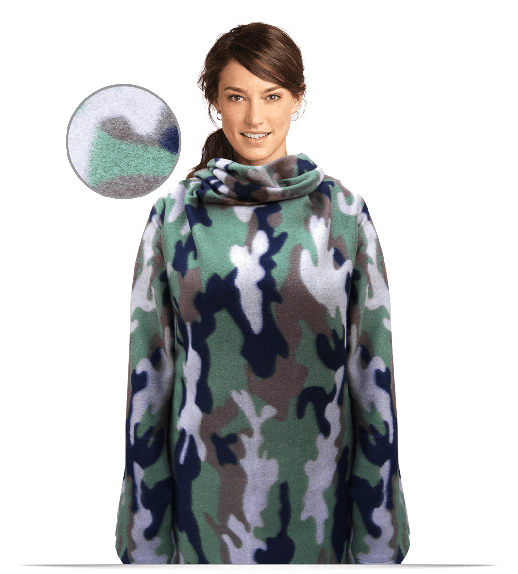 Camouflage Sleeved Blankets