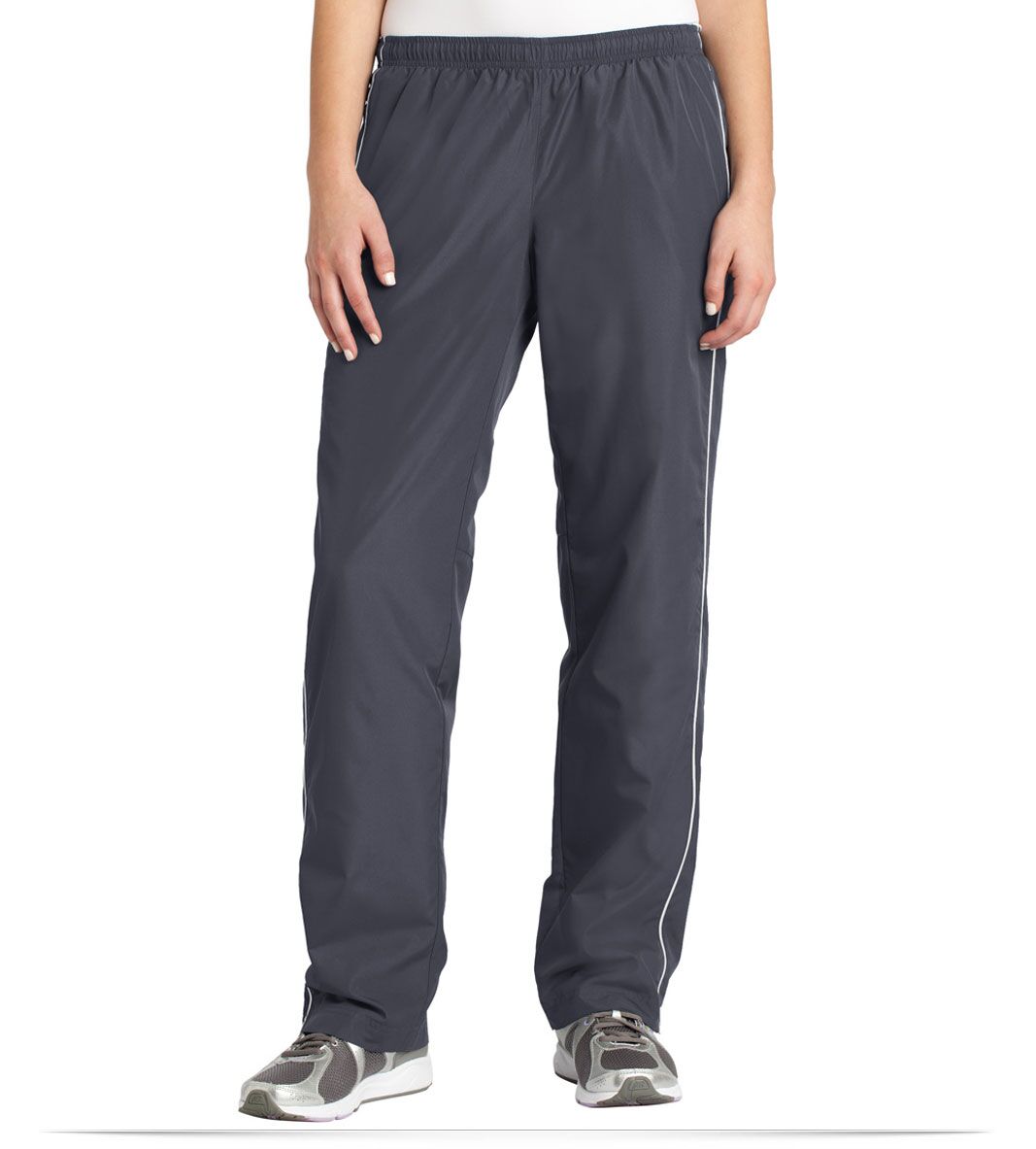 Sport Tek Ladies Piped Wind Pant